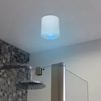 Plafoniera faretto TONDO lampada soffitto LED GU10 6W luce bagno sensoriale IP65 230V COLORE BIANCO RGB CCT WiFi