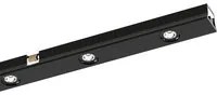 Illuminazione A Binario Moderna Stick Alluminio Nero Led 12W 3000K Ip20