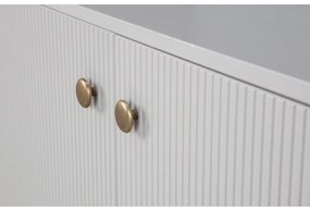 Libreria modulare in legno di pino grigio chiaro 80x200 cm Madu - WOOOD