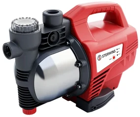 Pompa di superificie con cavo acque chiare monocellulare motore a induzione 1100 W STERWINS 230 V 4000 l/h, fino a 8 m profondità