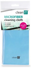 CLEAN IT CL-700 - Panno di pulizia in microfibra 40x42 cm blu
