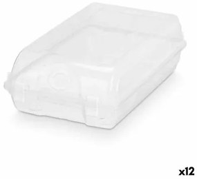 Scatola di scarpe impilabile Trasparente Plastica 19 x 10,5 x 33 cm (12 Unità)