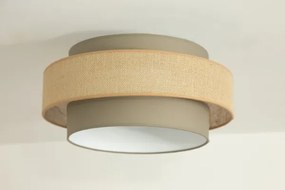 Brilagi - Plafoniera RESNA 1xE27/60W/230V Ø 40 cm marrone/beige