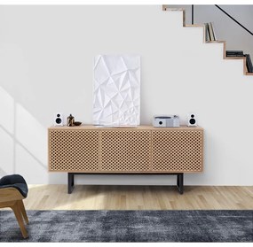 Commode in rovere Camden Diamond, 175 x 75 cm Mora - Woodman