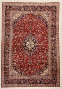 Kashan Tappeto 440 x 300 (Iran) Annodato A Mano
