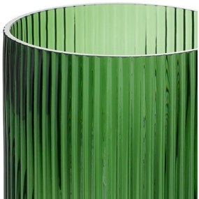Vaso in vetro verde (altezza 25,5 cm) Gallo - AmeliaHome