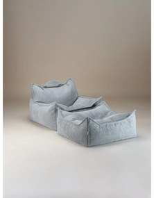 Pouf a sacco per bambini color menta con rivestimento in velluto a coste Chair – Wigiwama