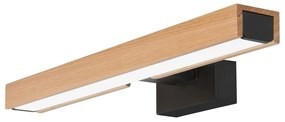 Brilagi-Illuminazione a LED per specchi da bagno WOODY MIRROR LED/8W/230V IP44 quercia/nero