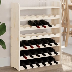 Portavini Pannello Superiore 67,5x25x87 Cm Legno Massello Pino /