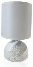 Lampada da tavolo Versa Nube Grey Grigio Ceramica 14 x 25,5 cm