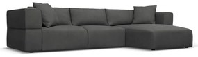 Divano angolare grigio scuro, angolo destro Esther - Milo Casa