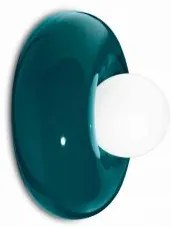 Applique diffusore vetro opalino - bumbum verde petrolio c2750(vpe)