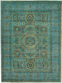 Mamluk Tappeto orientale 150 x 200 Turchese (Pakistan) Annodato A Mano