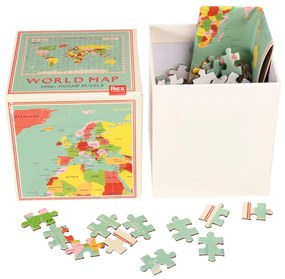 Puzzle World Map - Rex London