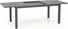 Tavolo In Alluminio Allungabile Da Esterno 100x200-300 Cm Ever Antracite