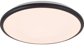 Rabalux 71128 - Plafoniera LED ENGON 24W 230V 3000K nera 38 cm