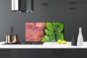 Rivestimento parete cucina Foglie di quercia 100x50 cm