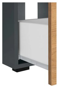 Mobile per lavabo effetto rovere in colore naturale 55x35 cm Malika - Støraa