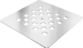 Mexen Stone+ copertura per piatto doccia, inox - 44910001