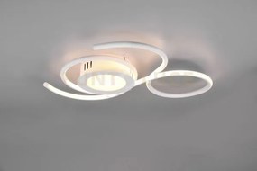 Plafoniera jive led con telecomando l.50cm bianca 623410231