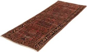 Antik Stilizzato Rosso Ruggine Blu Scuro Corsia 75x195 Cm