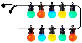 Catena luminosa 10 lampadine lunghezza 300 cm Lucas Multi - Sirius