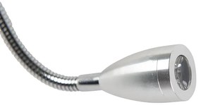 Applique da parete moderna bianca con paralume nero - Brescia