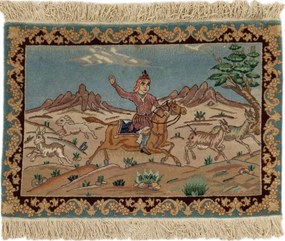 Tabriz Tappeto 60x90 (Iran) Annodato A Mano