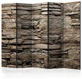 Paravento  Beautiful Brown Stone II [Room Dividers]  Colore ---, Dimensioni e Misure 225x172