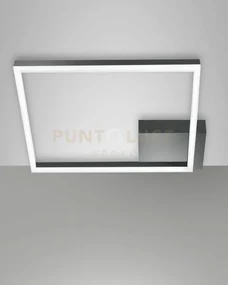 Bard plafoniera antracite a led 3000k - 39w - 3880 lm  dimmerabile ...