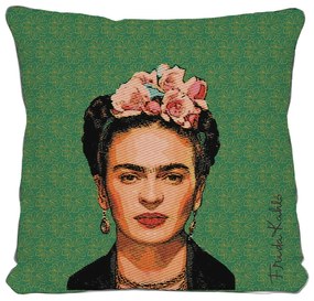 Cuscino verde , 45 x 45 cm Frida - Madre Selva