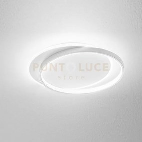Christine p/s plafoniera led 3000k 5368lm 65w alluminio e metacrila...