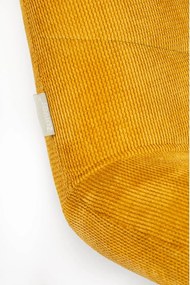 Poltrona in velluto giallo ocra Bubba - Zuiver