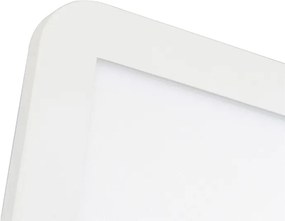 Plafoniera bianca 22,5 cm con LED dimmerabile a 3 livelli IP44 - Steve