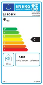 Scaldabagno elettrico ad accumulo BOSCH TRONIC 3500T 80L 2 KW classe energetica C