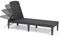 SDRAIO LETTINO PRENDISOLE JAIPUR SUNLOUNGER COLORE GRAFITE, 187,5X58X29 CM - KETER