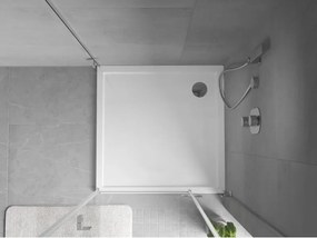 Mexen Flow piatto doccia quadrato slim 95 x 95 cm, bianco lucido - 46S109595