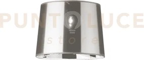 Paraume per lampada dorsale cromo in lamina di pvcd.40cm