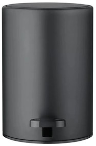 Cestino per la spazzatura nero opaco in acciaio con pedale 3 l Modo – Blomus