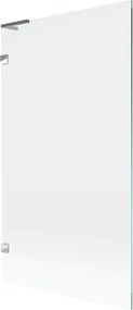 Mexen Lunar L paratia per vasca da bagno 1 anta 100 x 150 cm, trasparente, cromo - 897L-100-000-01-00