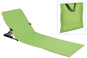 Sedia A Stuoia Da Spiaggia Pieghevole Pvc Verde /