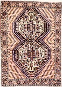 Afshar Tappeto persiano 150 x 210 Marrone (Iran) Annodato A Mano