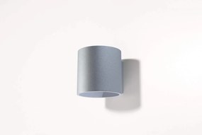 Applique da Parete in Alluminio ORBIS 1 G9 Grigia da Interno