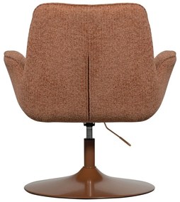 Poltrona arancione con altezza del sedile regolabile Marten – WOOOD