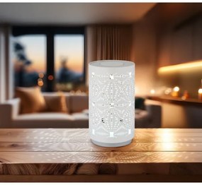 Globo 21018W - Lampada da tavolo LED RGB AMIYAH LED/1W/5V 500 mAh bianca