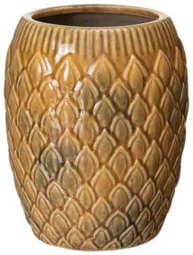Vaso 18,5 x 18,5 x 23 cm Ceramica Senape
