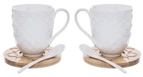 Set di 2 tazze in porcellana da 370 ml Whiteline - Orion