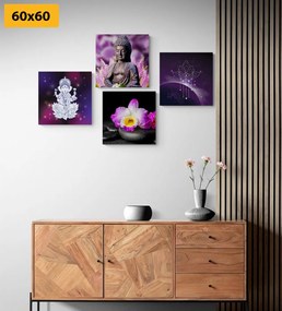 Set di quadri – Feng Shui in viola