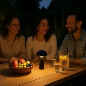 Rabalux 76036 - Lampada LED touch dimmerabile da esterno MIREO 1,5W/5V IP44 1200 mAh USB nera