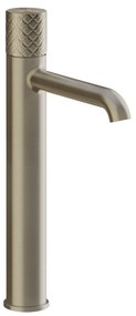 Miscelatore lavabo alto senza scarico brushed brass intreccio 70104 Gessi